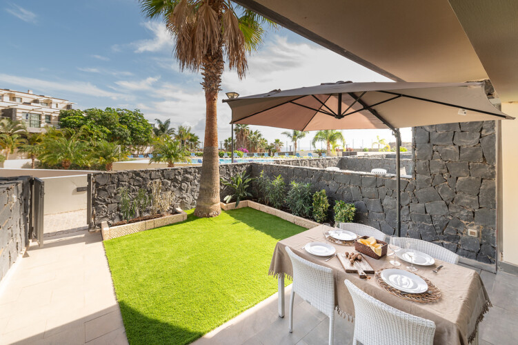 Terraza apartamento Sun Bay Santa Cruz de Tenerife Canarias